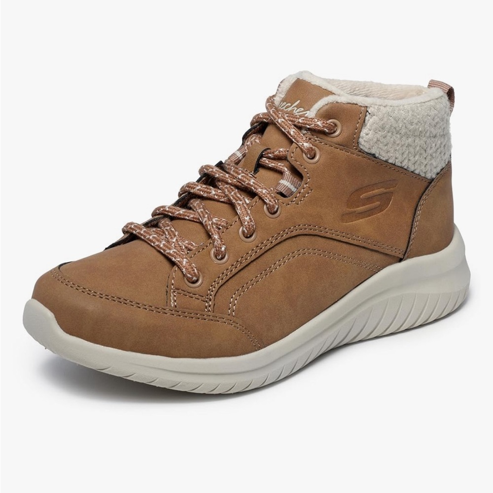 Brand New Skechers Tan/Chestnut Sneakers High-Top Comfort